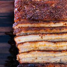 texas style smoked pork belly chiles