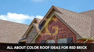 color roof ideas for red brick