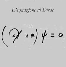 The Above Equation Is That Of Dirac And