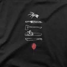 Horror Movies Halloween Starter Pack Shirt Best Trending Halloween Shirt It Balloon Shirt Freddy Krueger Shirt Horror Jason Shirt