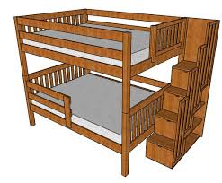 Full Bunk Bed Plan How To Build