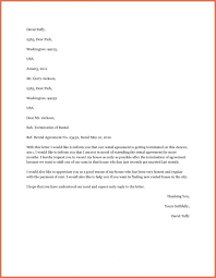 Apartment Lease Termination Letter Template Business