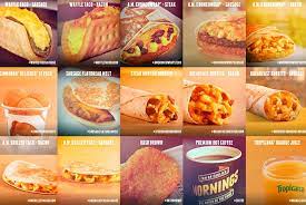 Taco Bell All Day Breakfast gambar png