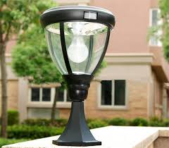 Solar Powered Wireless Led Motion Sensor Light Outdoor Garden Post Fence Light From China Manufacturer Manufactory Factory And Supplier On Ecvv Com