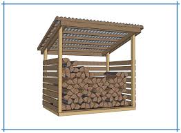 firewood shed plans build blueprint