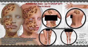 zombie rot makeup halloween 2023 group