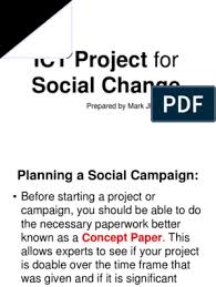 Funders that request concept papers often provide a template or format. Ict Social Change Concept Paper Activity Social Media Popular Culture Media Studies