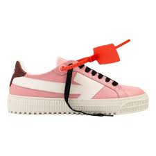 Arrow leather trainers Off-White Pink ...