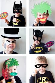 batman party with free photobooth mask