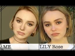 lily rose depp makeup transformation