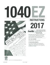 irs instruction 1040 ez 2017 2024