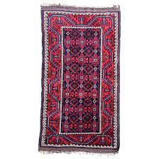 handmade antique afghan baluch rug