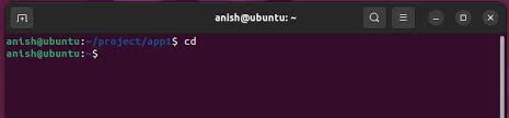 how to change the directory in linux