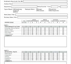 360 Employee Evaluation Template Employee Evaluation Form Examples