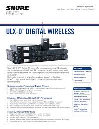 Ulx D Digital Wireless Manualzz Com