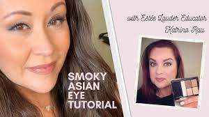 smoky asian eye makeup tutorial with