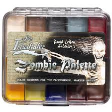 set zombie makeup palette