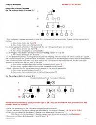 If clear, he has normal blood clotting. Constructing A Pedigree Worksheet Answers Promotiontablecovers