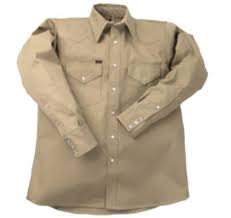 Lapco 950 Heavy Weight Khaki Shirts Cotton 17 1 2 Long
