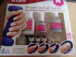 kiss brush on gel nail kit 51 pc for
