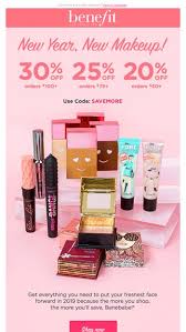benefit cosmetics email archive
