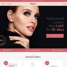best cosmetics web design ideas