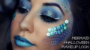mermaid halloween makeup look you