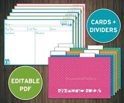 Free Printable Blank Recipe Cards 4 X 6 By Getflirty Co