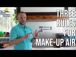 3 rules for kitchen make up air systems
