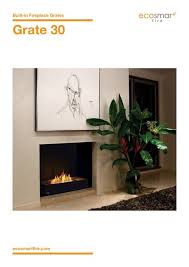 Grate 30 Fireplace Insert By Ecosmart Fire