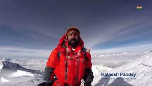 first civilian from mp to climb mt everest