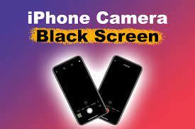 iphone camera not working black