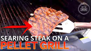 pellet grill how to cook sear a