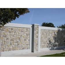 concrete stone boundary wall rs 80