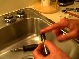 In this video i show you how to repair a moen style single handle kitchen faucet by showing the tools to be used, removing the outer parts, replacing. How To Replace A Moen Faucet Cartridge Moen Faucet Repair Youtube