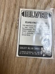 1978 boxcar elvis presley card 35 ebay