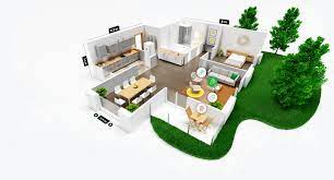 Open floor plans are a signature characteristic of this style. 3d Home Design Software House Design Online For Free Planner 5d