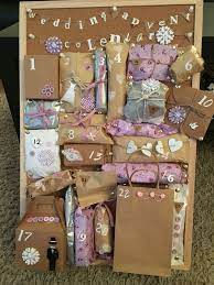 Your calendar can incorporate a theme, too, like even household staples can be upcycled into an advent calendar for the home: Wedding Advent Calendar Gifts Castle Random