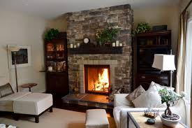 Indoor Outdoor Fireplace Design