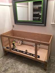 how to build a 60 diy bathroom vanity