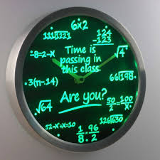 Passing Led Neon Wall Clock