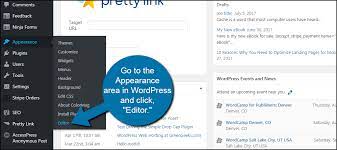 a header widget in wordpress