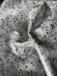 silver metallic cowhide rug size 7 x 7