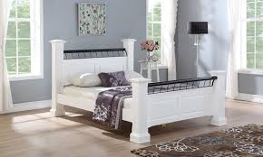oakdale solid wooden bed frame groupon