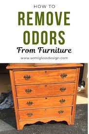 remove odors from furniture