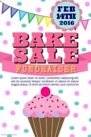 Design Free Bake Sale Flyers Postermywall