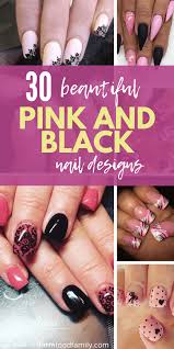 22 elegant black nail designs that look edgy and chic. 30 Stylish Pink And Black Nail Ideas Designs For 2021