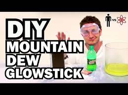 diy mountain dew glowstick man vs