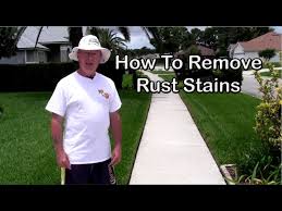 Remove Rust Stains From Driveways