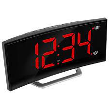 Marathon Led Tabletop Alarm Clock With